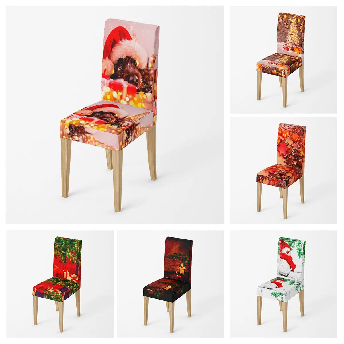 Cover Chairs For Kitchen Christmas Cover Chairs Adjustable D