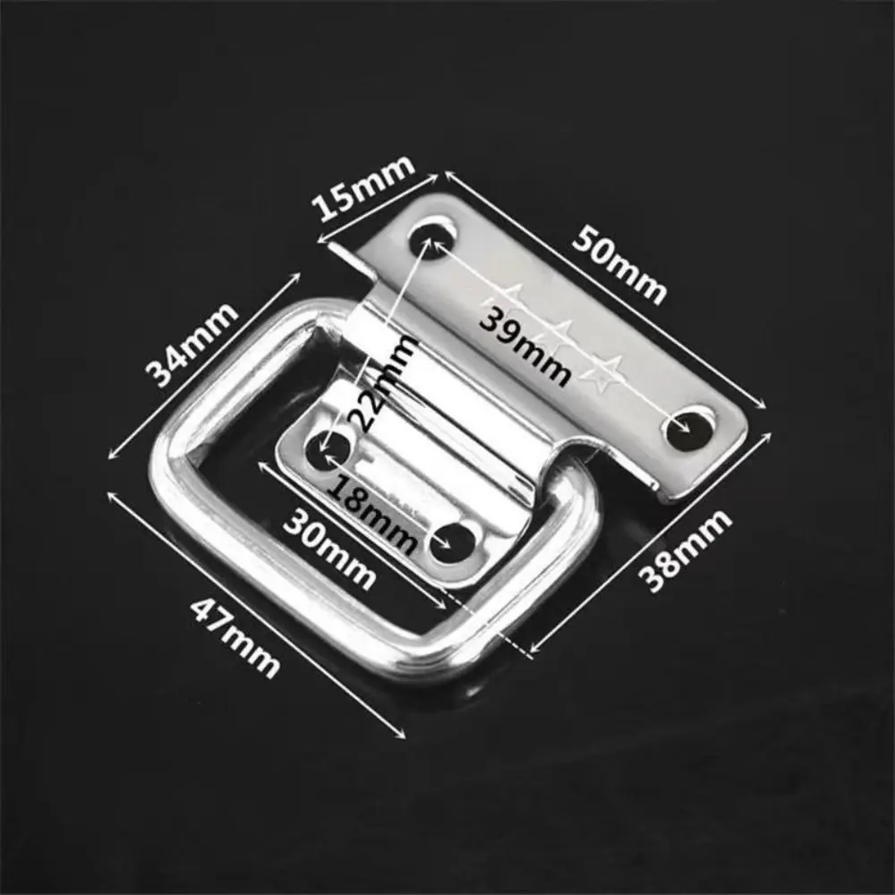 

Ручка из нержавеющей стали, ручка ящика шкафа, серебряная складная простая дверная ручка, мебельные аксессуары, бытовая деревянная ручка коробки