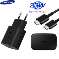 original samsung galaxy note 10 25w super fast charging adapter pd charger 100cm usb c to usb c cable for s22 ultra s20 a71 a91