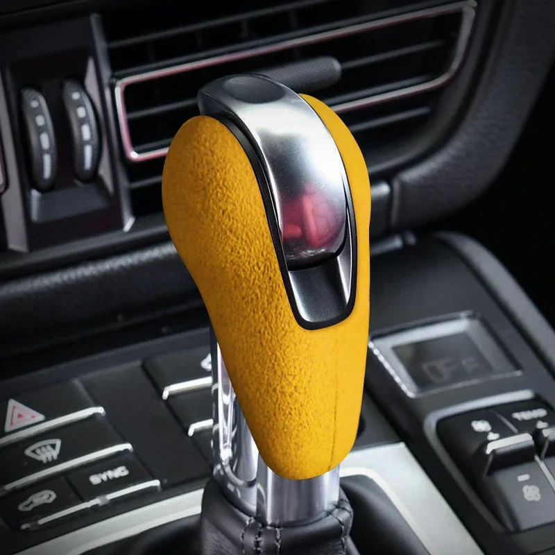 Накладка на ручку переключения передач для Porsche Macan 95B Panamera 970 718 911 Boxster Cayman Top