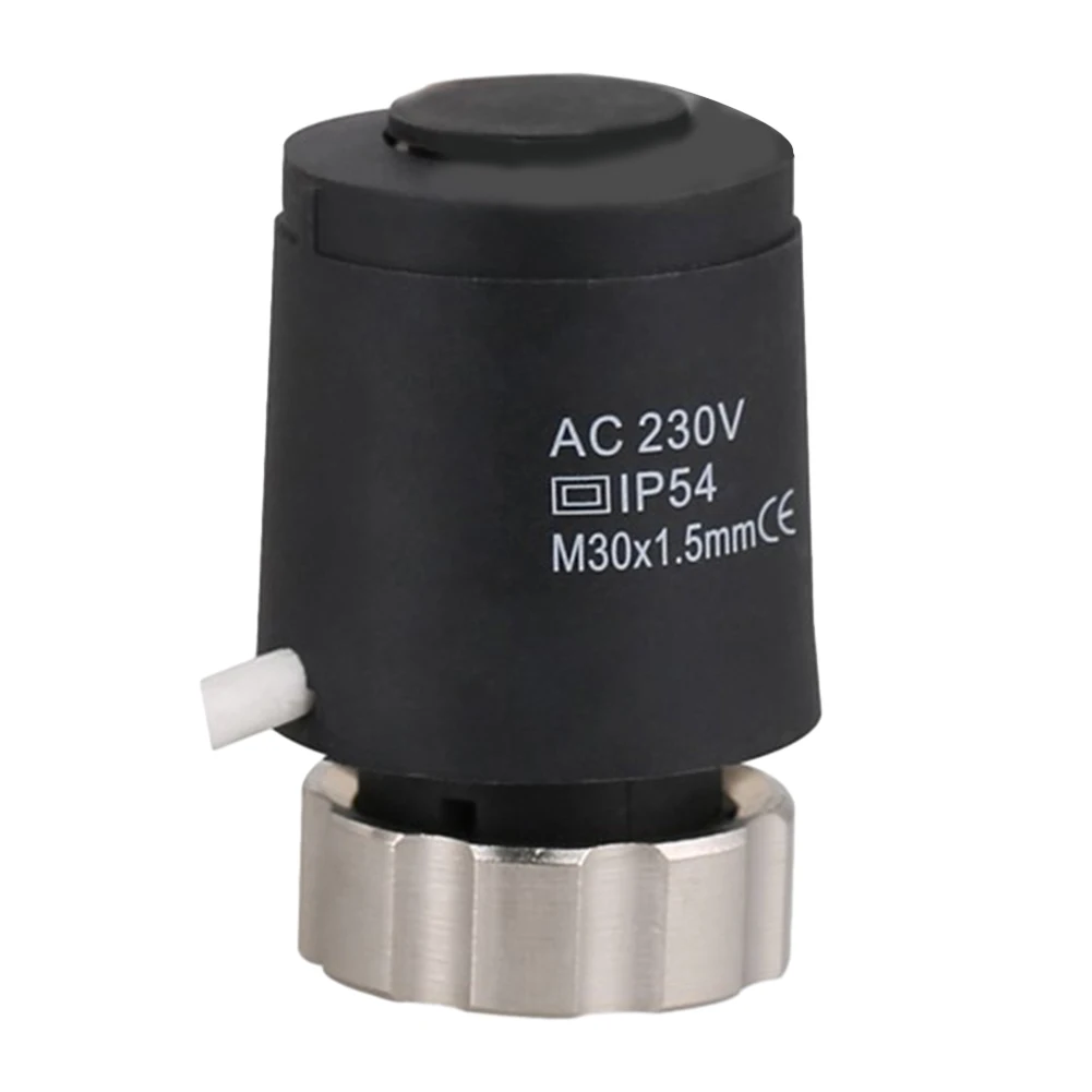 

Floor Heating Manifold Actuator, Two Wire Actuator 230V M30 x 1 5mm Threaded, Fast Turn ON Time, Easy Installation White