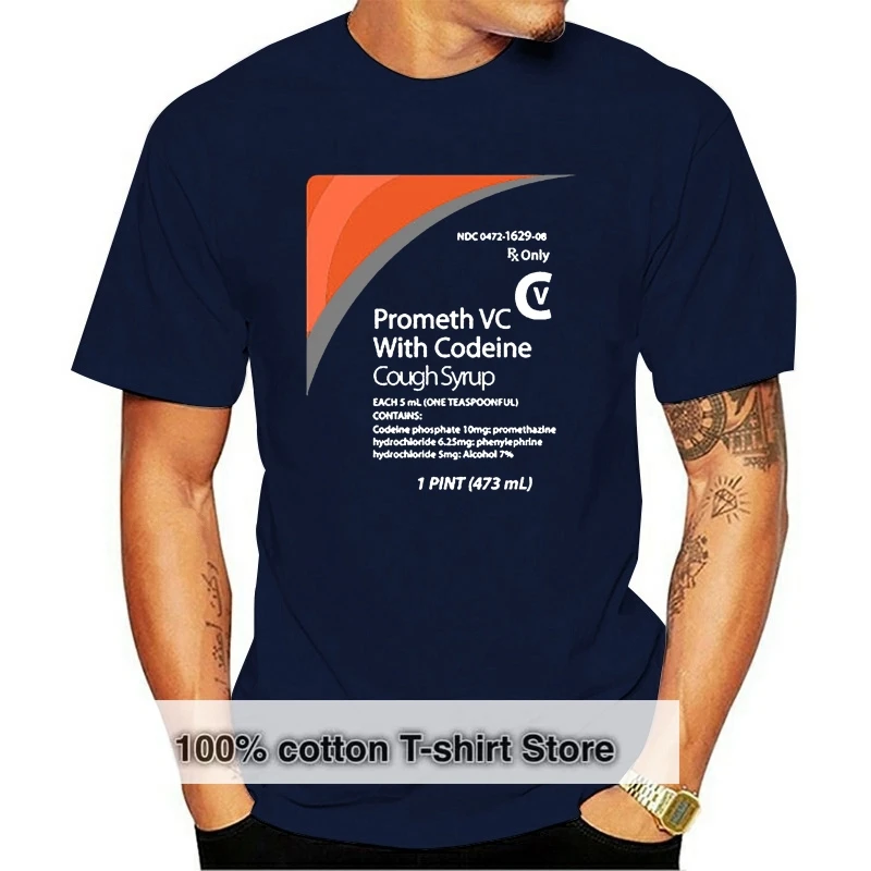 

Cough Syrup Promethazine Codeine Sizzurp T-shirt Size S-3XL