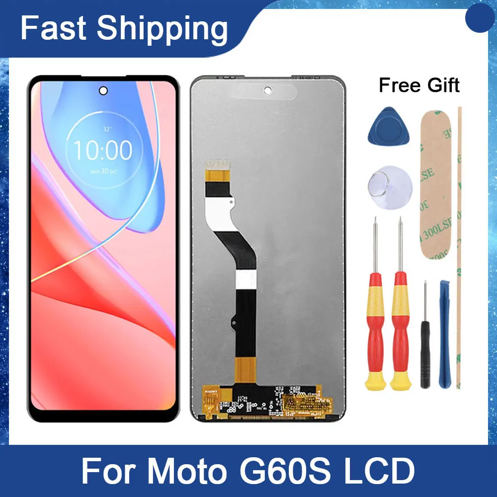 

AiNiCole 6.8‘’ For Motorola Moto G60S LCD Display Touch Screen Digitizer Assembly moto g60 XT2133-2 LCD Screen Replacement