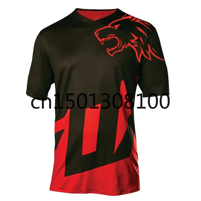 

2022 Quick Dry Short Sleeve Downhill Jersey Motocross Cycling Jerseys Moto GP Mountain Bike T-Shirt BMX DH Cycling Clothes