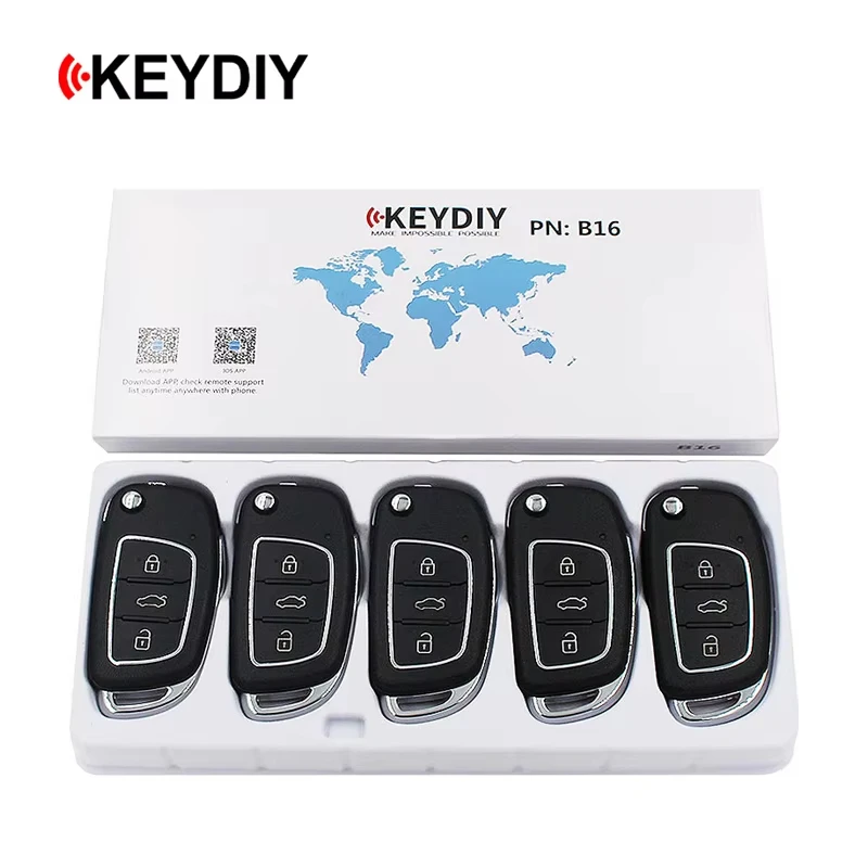 5 шт. KD B16 B серии KEYDIY оригинальный универсальный пульт дистанционного управления KD900KD900 +URG200KD-X2 программатор ключей (art.: 3920d2fa0d1fb) - 3920d2fa0d1fb