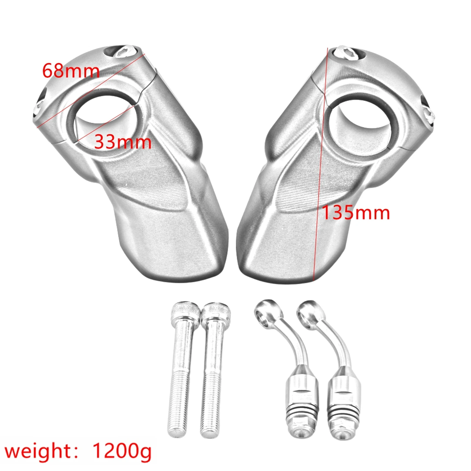 Зажим-переходник для Руля Мотоцикла Для триумфа ROCKET-3GT/R 2019 2020 2021 2022 2023