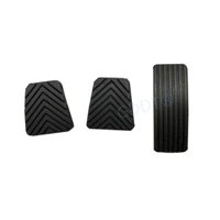 1 piece gas pedal rubber for clutch damper brake cover for lancer footrest pedal cover black mt or at for fortis