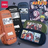 naruto anime student pen bag large capacity multifunctional four layer cartoon creative portable pen box