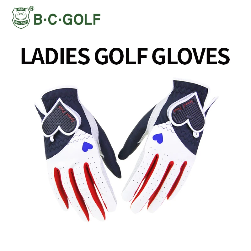 Women's Heart-shaped Gloves Both Hands Women's New Korean Ve