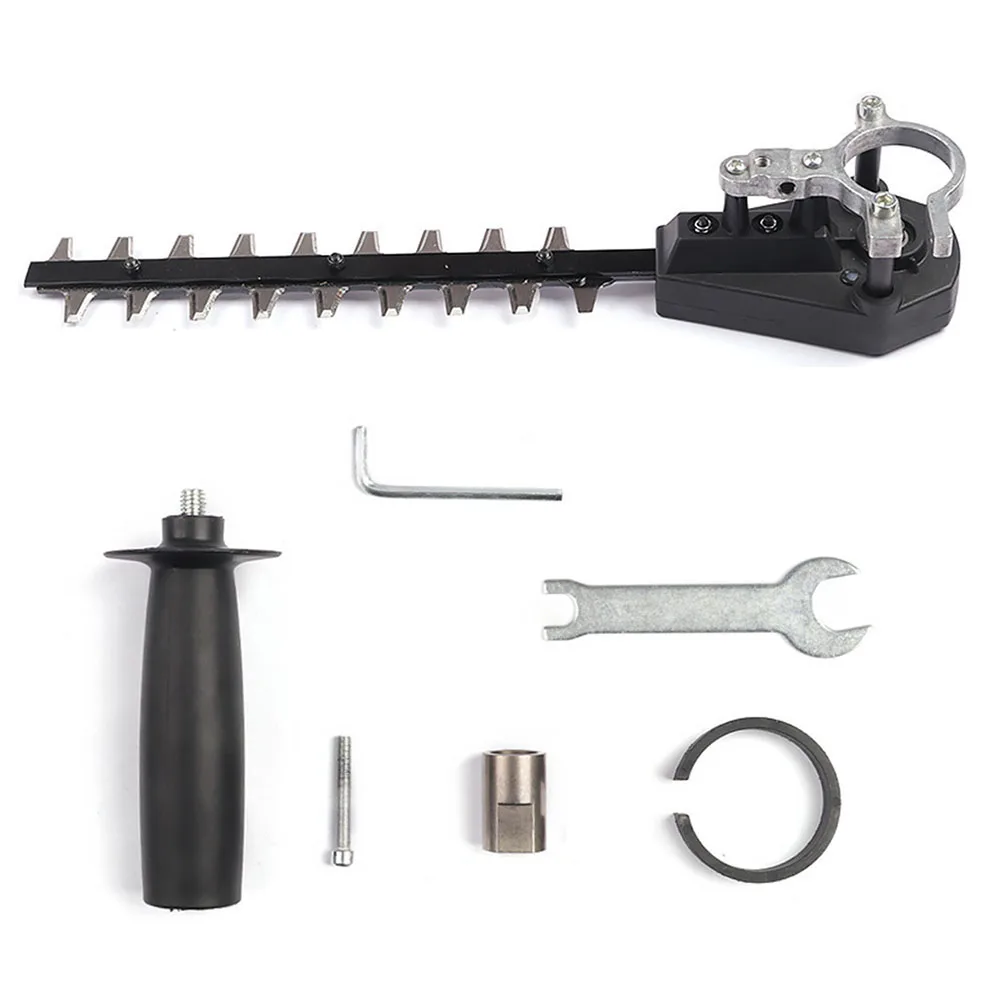 

9 Teeth Blade Hedge Trimmer Attachment Metal Angle Grinder to Hedge Trimmer Working Head Garden Tool Accessories