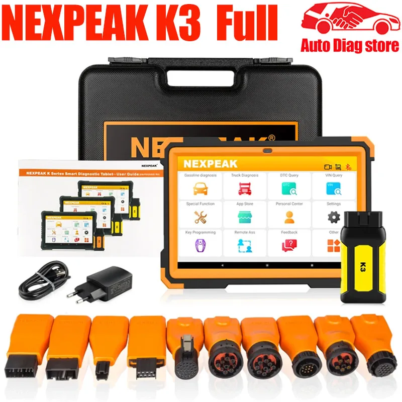 NEXPEAK K3 OBD2 Полный системный сканер Автомобильный/сверхмощный диагностический