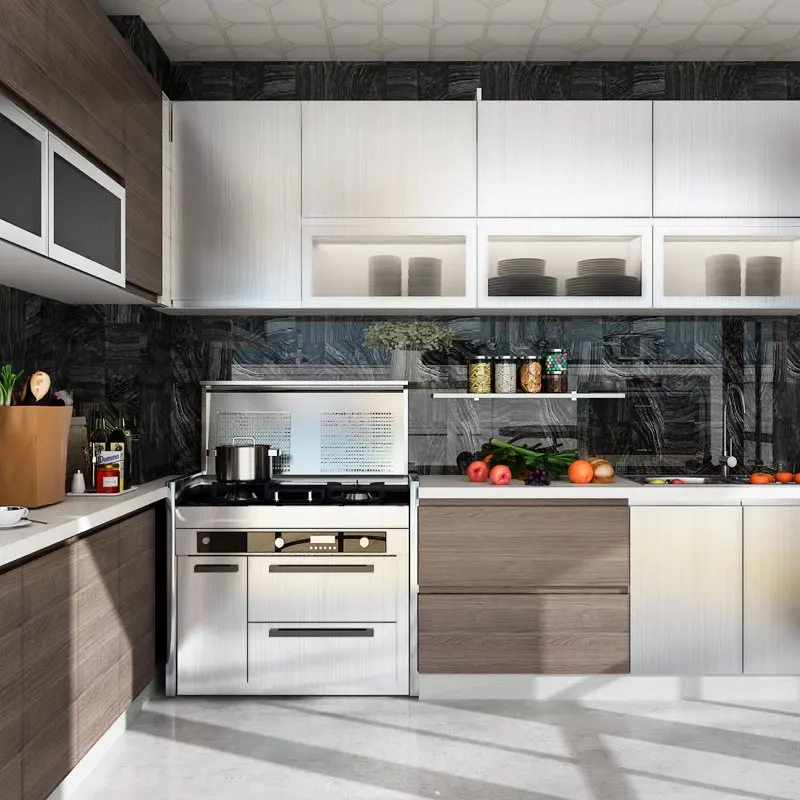 

x 117　 "Adhesive 24x117 Steel Kitchen Contact Vinyl Paper Cabinet Film"