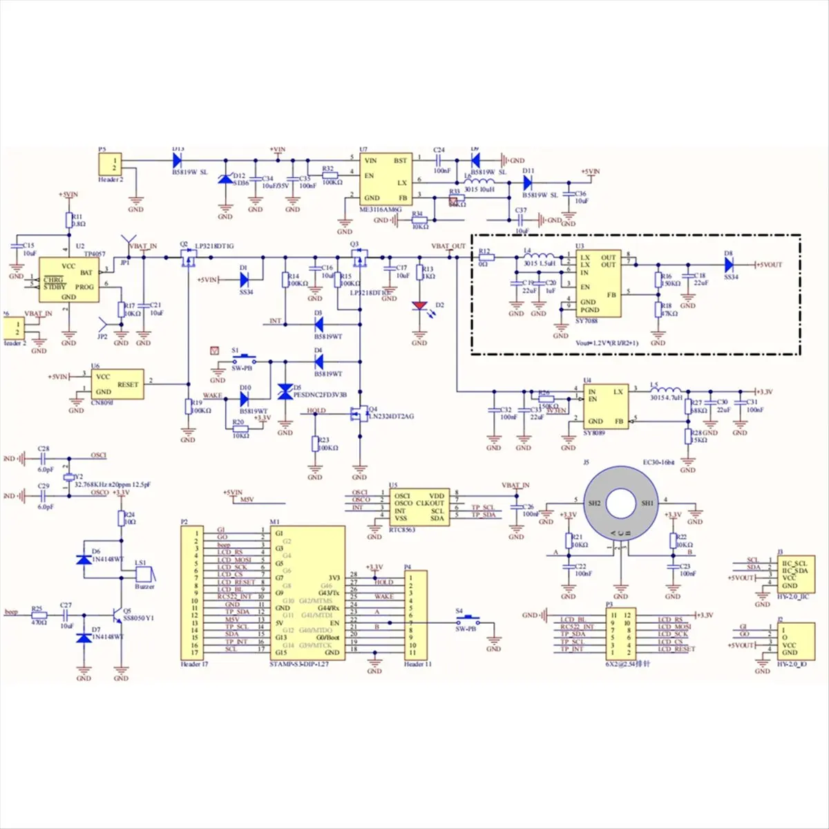 Можно приобрести плату разработки M5Dial ESP32-S3 M5StampS3 с 1,28-дюймовым круглым сенсорным экраном для управления умным домом через UIFlow. (art.: 3920da2f49343) - 3920da2f49343