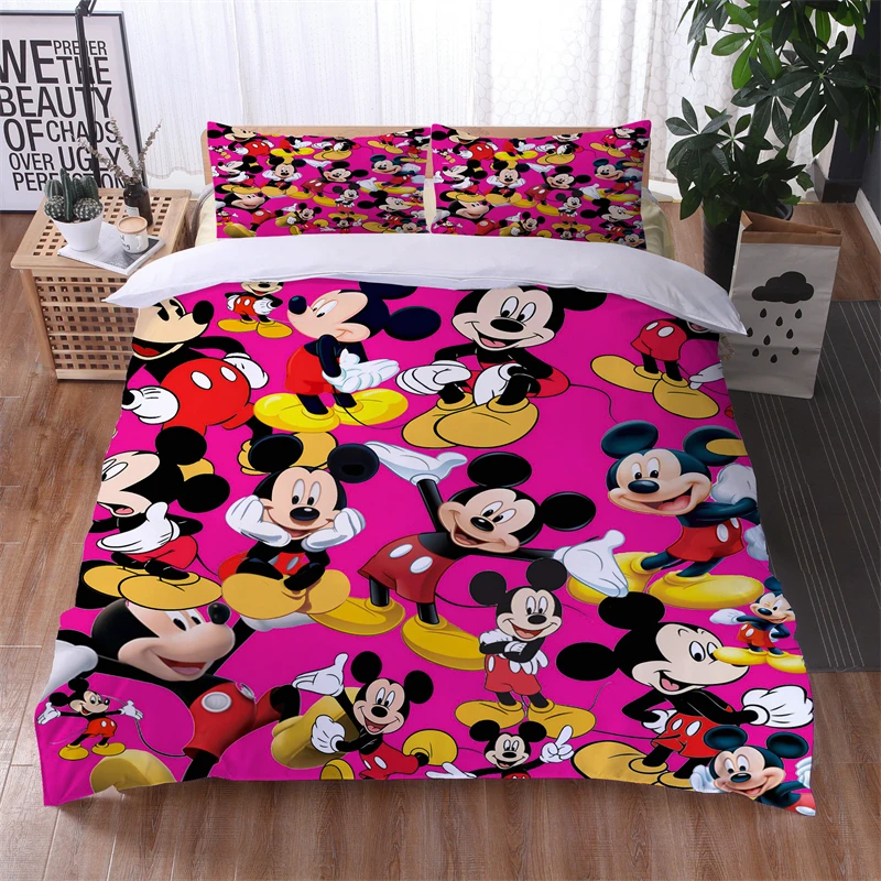 Комплект постельного белья для девочек с Микки Маусом и Минни Маус |