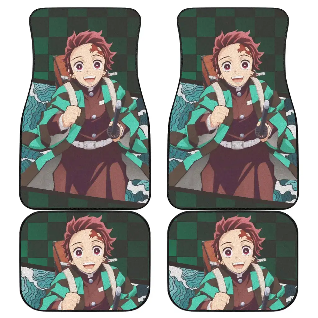 

Kamado Tanjiro Car Floor Mats Demon Slayer Anime Chapters Car Mats Ci0604 Full Set 4-Piece Front Rear Car Floor Mats