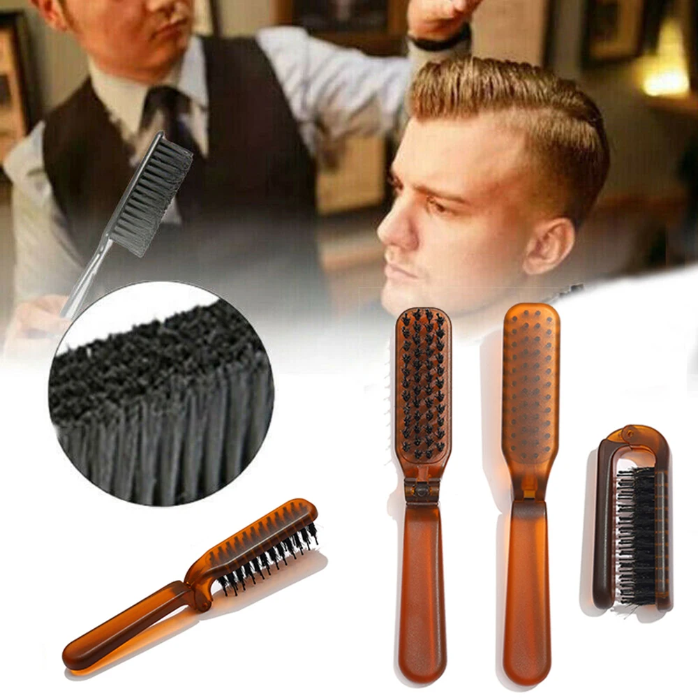 

Folding Comb Beard Brush Portable Travel Straight Hair Curl Comb For Beard Pocket Comb Hair Brush Shaving Brush Barba Accesorios