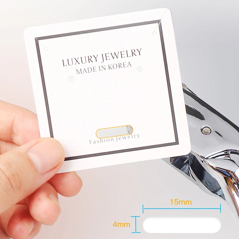 Дырокол для удостоверения личности Овальный прорезатель бумаги инструмент