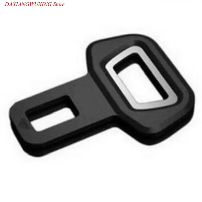 

1 Pcs/lot Universal Metal Safety Car Seat Belt Buckles Clip Bottle Opener Vehicle-mounted Bottle Opener Dual-use Car Styling