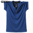 _ XXL 3XL 4XL 5XL 6XL 7XL 8XL 2022 летние мужские футболки, Однотонная футболка, хлопковая Футболка большого размера, Мужская одежда для большого роста