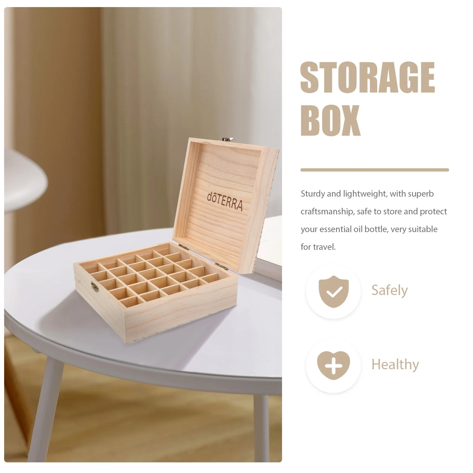 Сумка для хранения бутылок с 25 отделениями органайзер эфирных масел Cajas Organizadoras