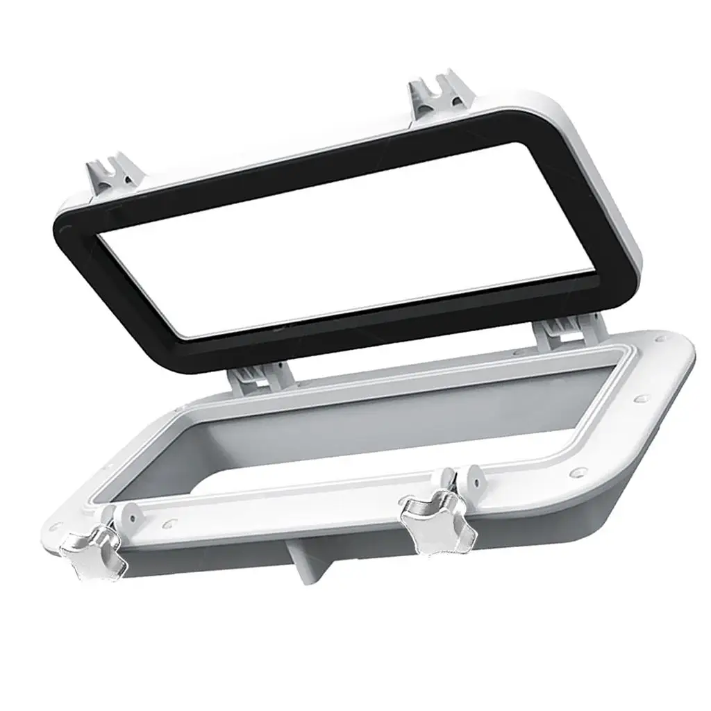 

40x20cm Marine/Boat Access Window, Rectangular Opening Porthole