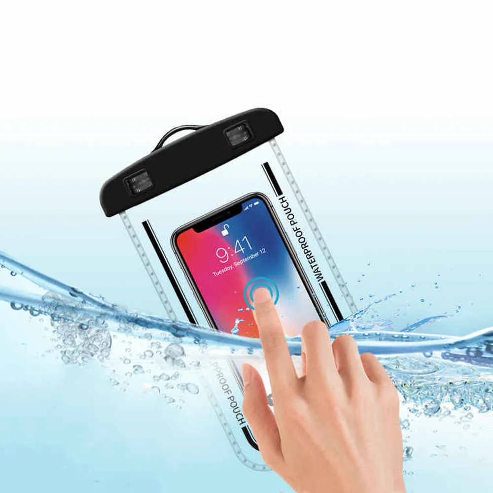 

Panoramic Mobile Phone Waterproof Bag Outdoor Sports Swimming Rainproof Touch Screen Photography
