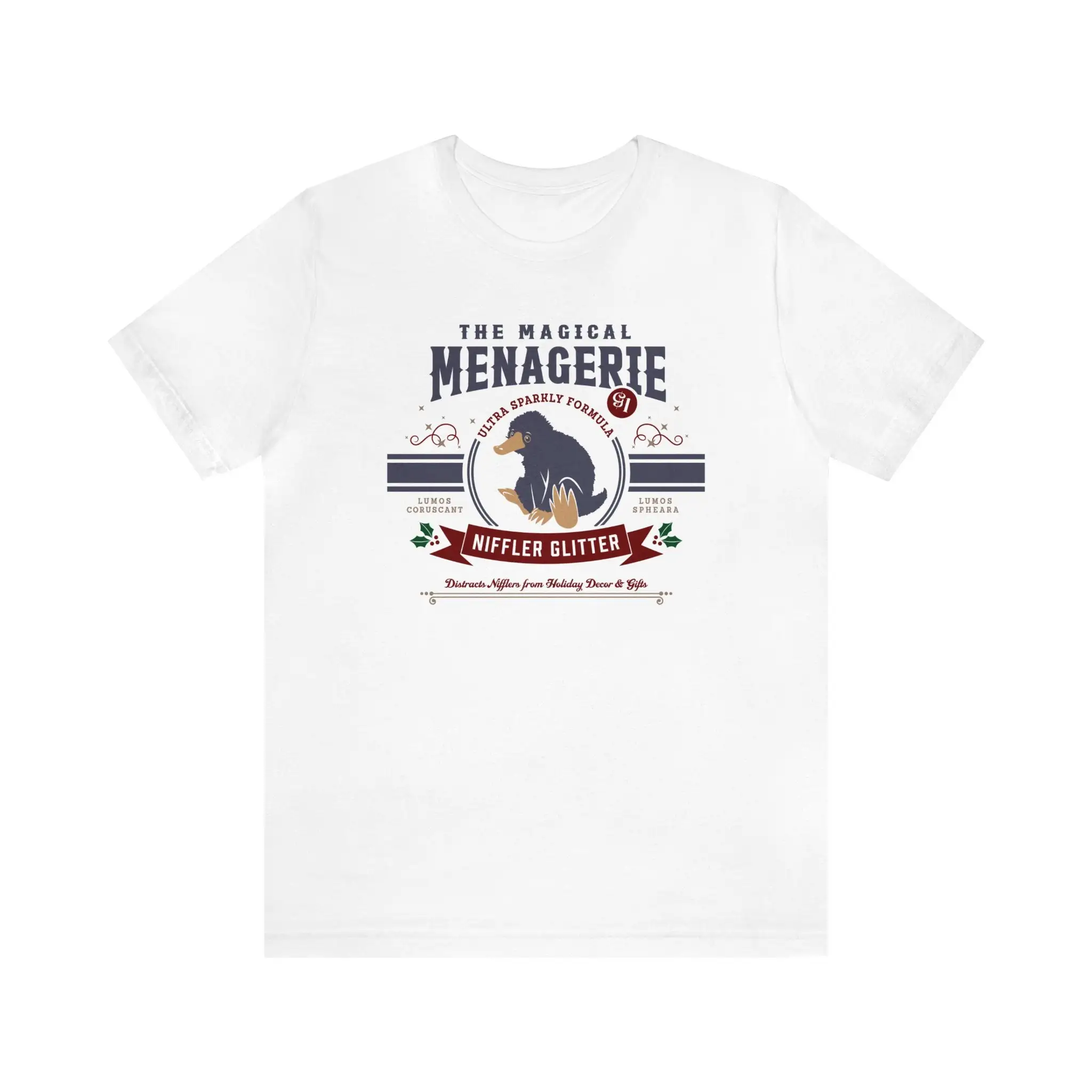 Футболка из холщового джерси The Magical Menagerie Niffler с блестками Bella