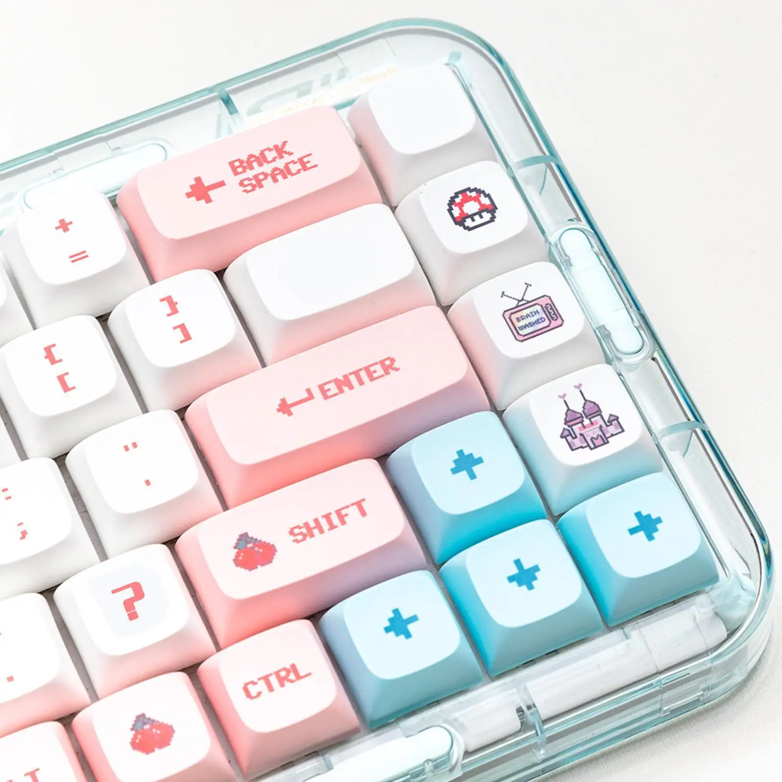 

134 клавиш PBT Keycap XDA Profile DYE-SUB Pixel Wars персонализированные колпачки для клавиш CHERRY MX Switch игровая механическая клавиатура H7J1