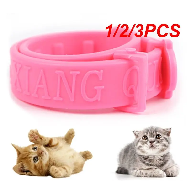

1/2/3PCS Pets Collar Effective Size Adjustable Waterproof Flea Collar Mosquito Repellent Flea And Tick Prevention Flea Repellent