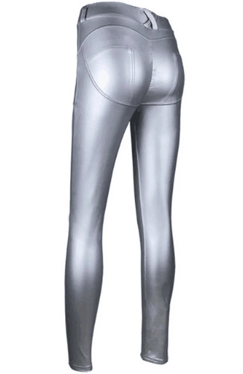 Pu Leather Leggings Women Plus Size Winter Legging Sexy Black Push Up High Waist Leggings Booty Lifting Solid Colors Leggings