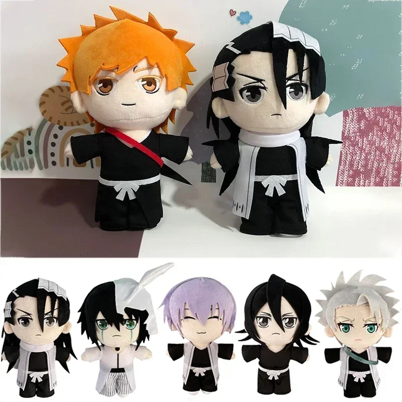 Фото Аниме BLEACH плюшевые игрушки мультяшные мягкие куклы Ичимару Джин плюшевые фигурки диван-кровать украшение подушка подарки на Рождество и день рождения №2