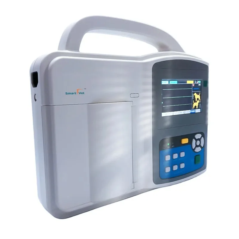 Smart F Vet Портативный электронный цифровой одноканальный электрокардиограф