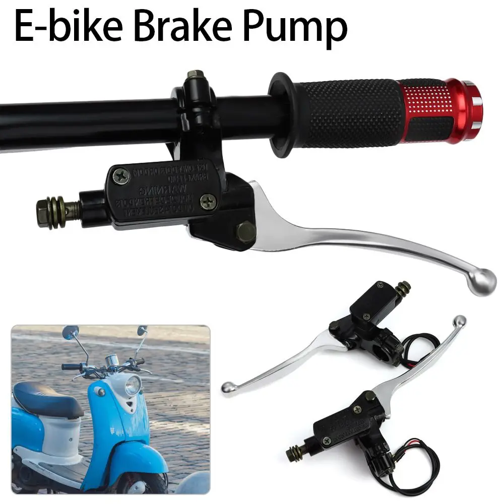 

Body Fits M8/M10 Refitting Silver Handle Lever E-bike Brake Pump Electric Bicycle Accessories Motorcycle Hydraulic Pump