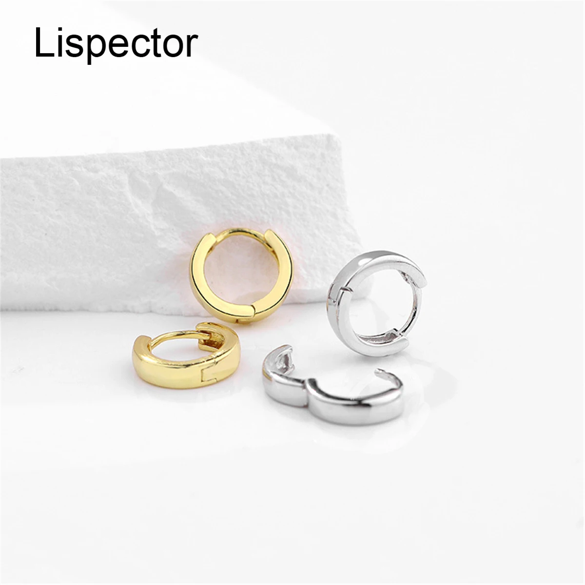 

Женские серьги-кольца из серебра 925 пробы, в Корейском стиле