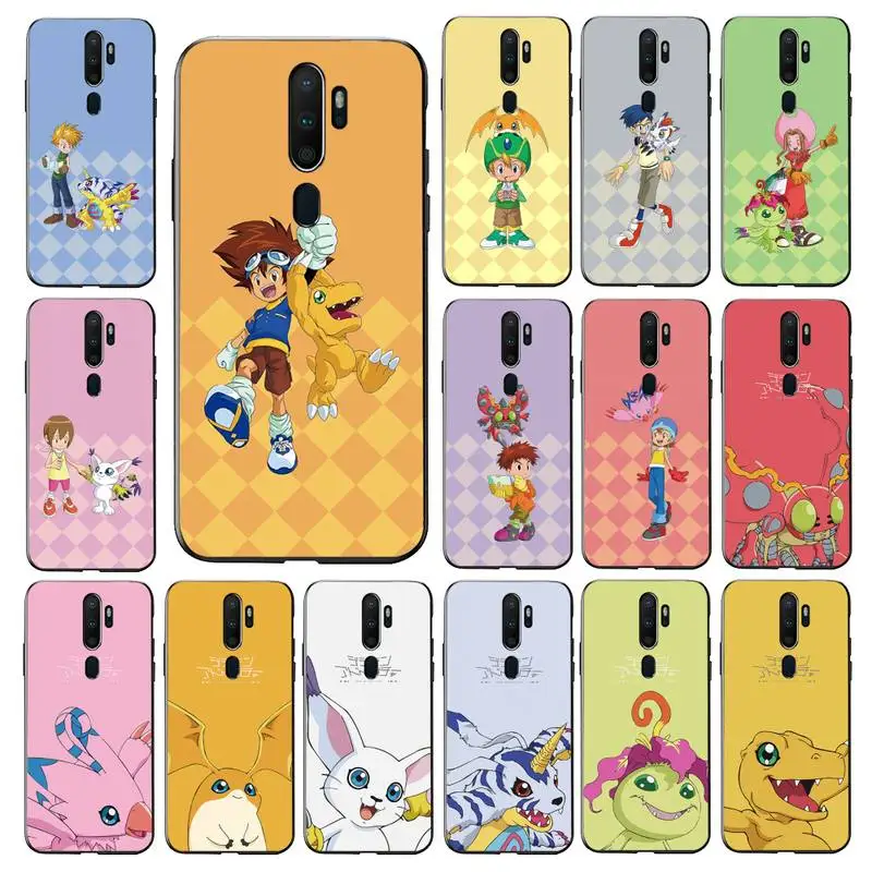 

MaiYaCa Japanese Anime Digimon Cute Monster Phone Case for Vivo Y91C Y11 17 19 17 67 81 Oppo A9 2020 Realme c3