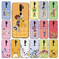 maiyaca japanese anime digimon cute monster phone case for vivo y91c y11 17 19 17 67 81 oppo a9 2020 realme c3