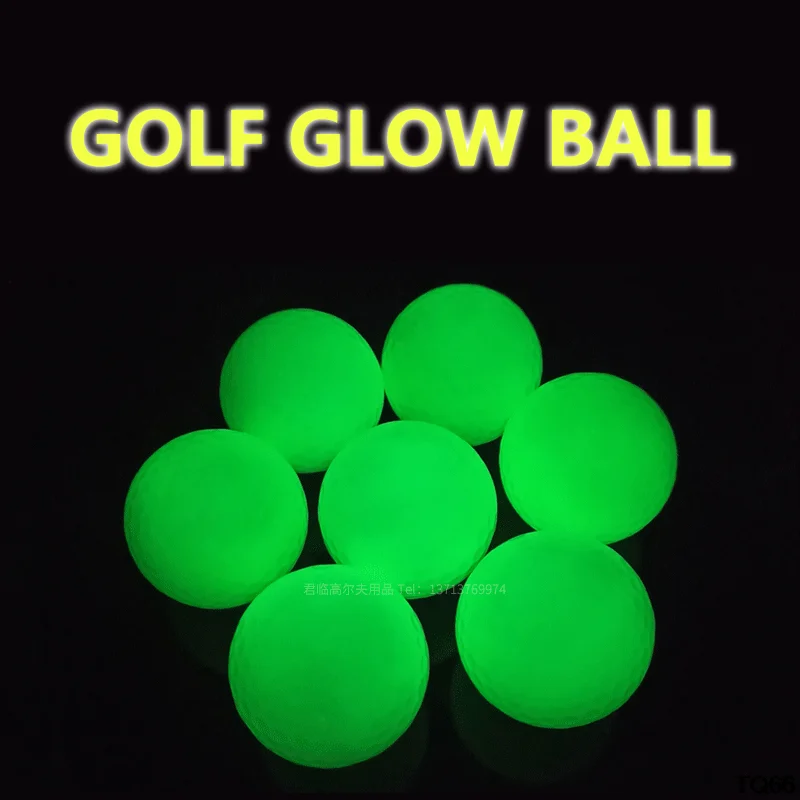 

Professional Practice Night Golf Balls Luminous Light Up Golf Balls Bright Night Glow Reusable Indoor Outdoor Training Balls