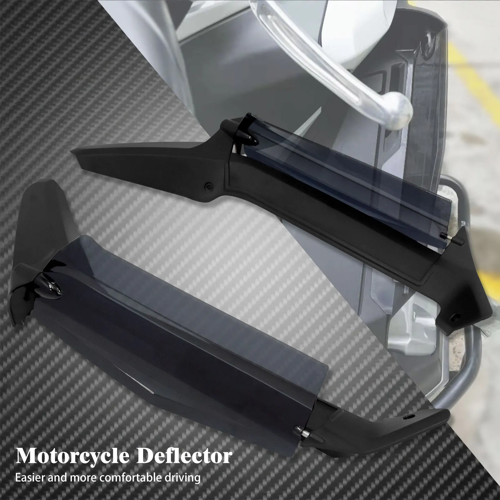 

Регулируемый воздушный дефлектор для мотоцикла, боковое крыло, лобовое стекло, обтекатель из АБС-пластика для Honda Gold Wing GL1800 Tour 2018-2023