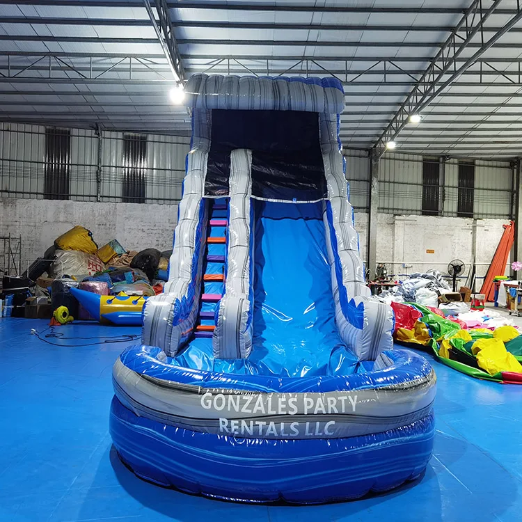 Прыгающий замок из ПВХ Надувная Детская водная горка для бассейна