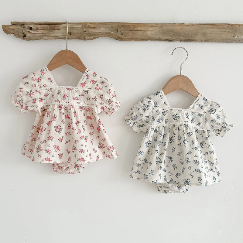 

Toddler Baby Girl Clothing Sets Summer Fashion Floral Top+Shorts Suit for Infants Cotton Short Sleeve Kids Clothes Girls Outfits