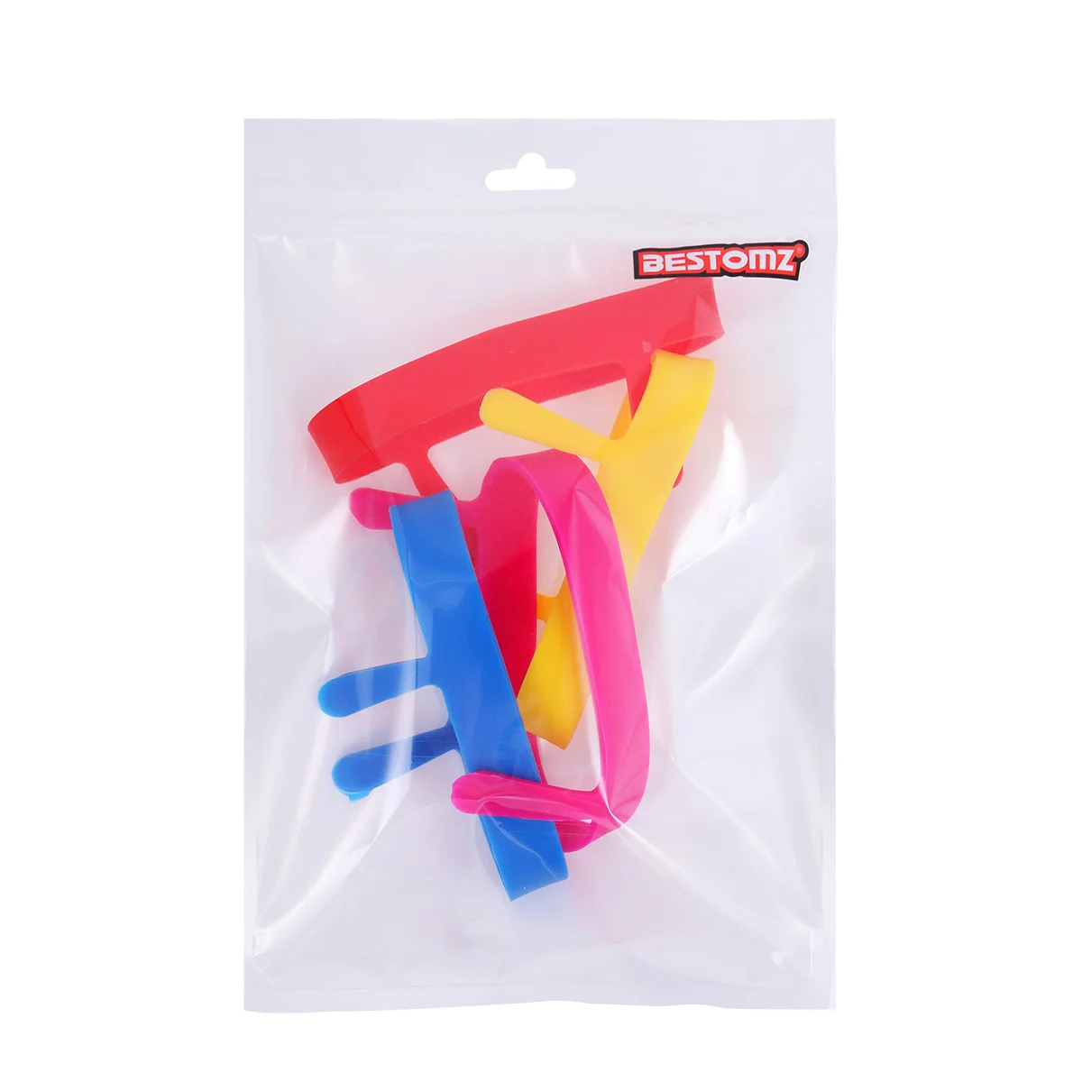 BESTOMZ 4-цветная силиконовая форма круглой формы для жарки яиц омлеты с ручкой