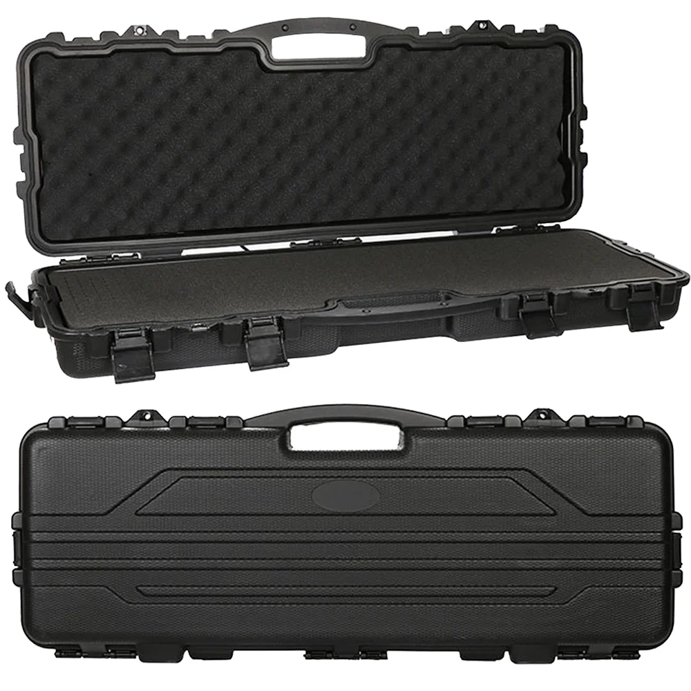 PP Tactical Safety Tool Case Hunting Airsoft Long Gun Bag Case Protective Shooting Storage Box 98cm 38 Inch With Pre-cut Foam