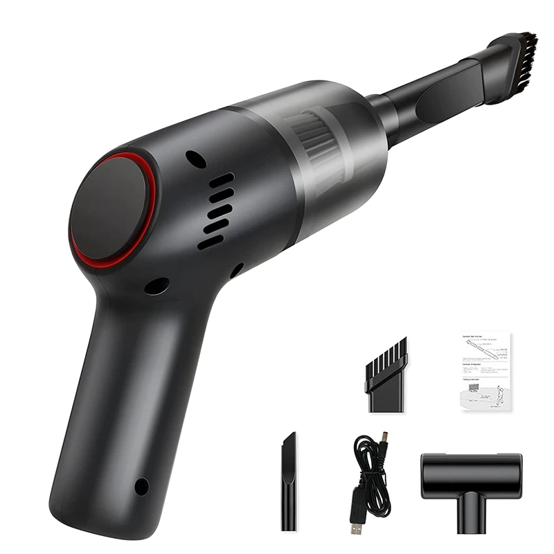 

Handheld Vacuums, Car Vacuum Cleaner With Powerful Suction, 120W Rechargeable Car Vacuum Cleaner, 8000PA Hand Vacuum