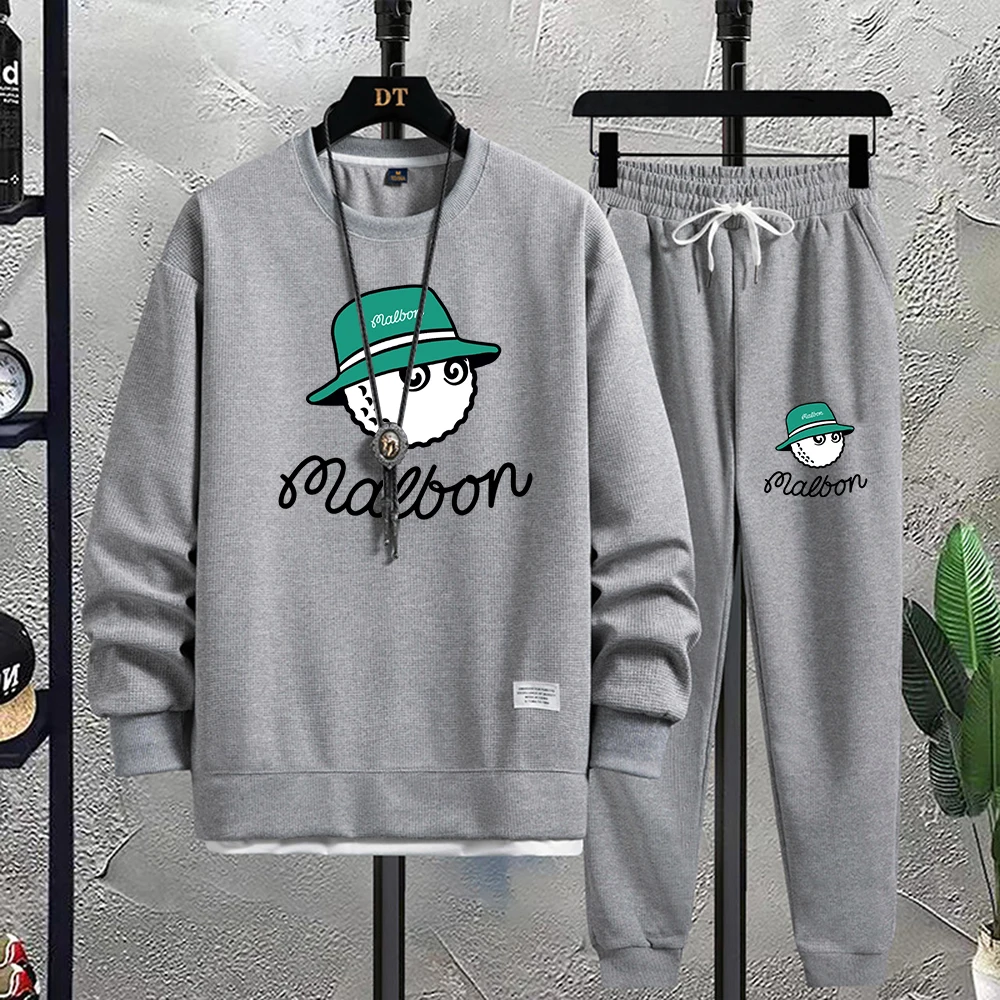 

2023 New Men's Suit Spring and Autumn Men's Sweatshirt Suit Casual Fashion Sports Brand Fitness Jogging Pants 2-piece Set