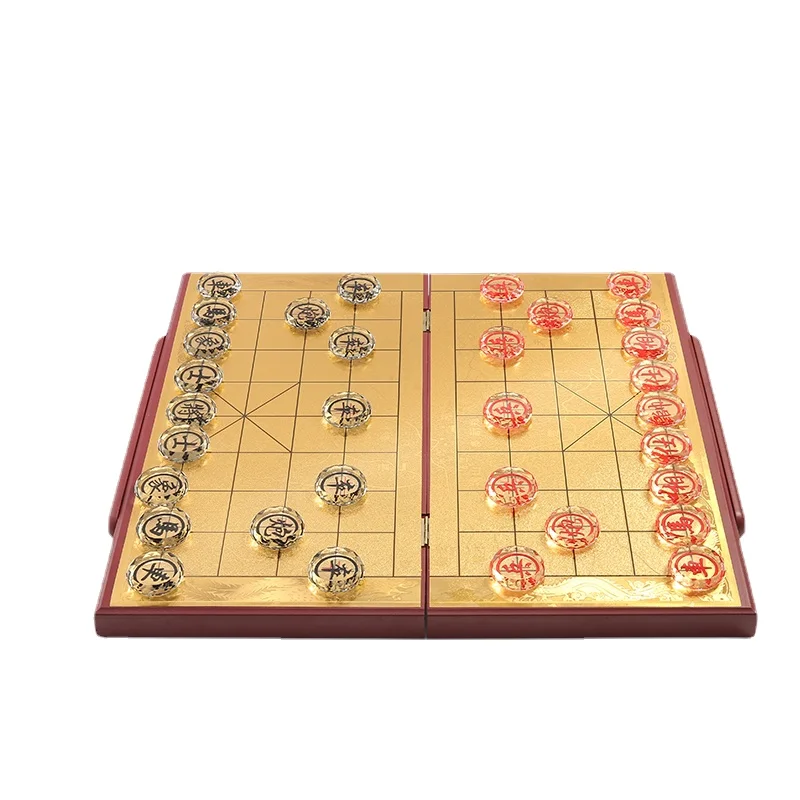 chinese chess set pieces modern backgammon checkers puzzl board game table chess portable xadrez tabuleiro jogo games for family