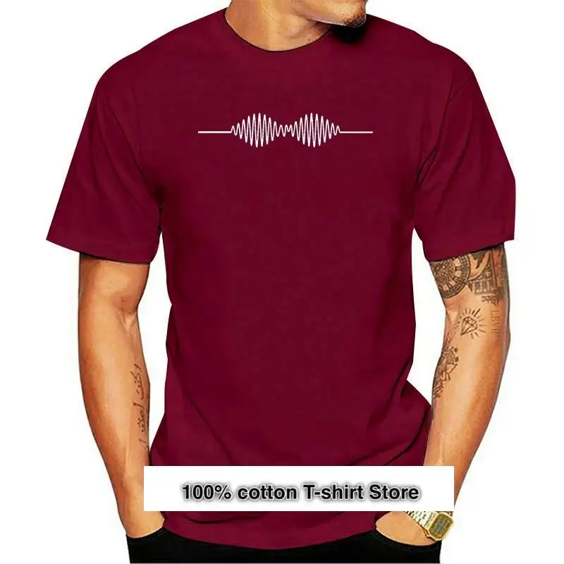 

ARCTIC MONKEYS-Camiseta negra de osciloscopio, camiseta negra de manga larga corta, camisetas de moda de verano 2020
