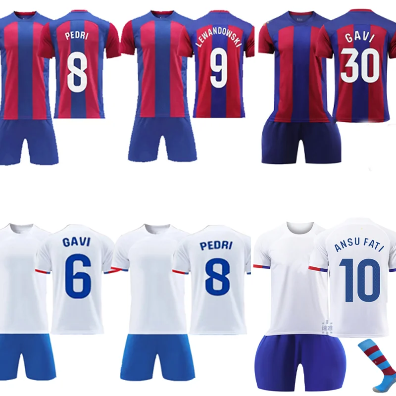 

2023 Kids Summer Sports Adult T-shirt Set Top Shorts Boys Outdoor Training Competition Loose suit Sportswear Uniform Pants Set