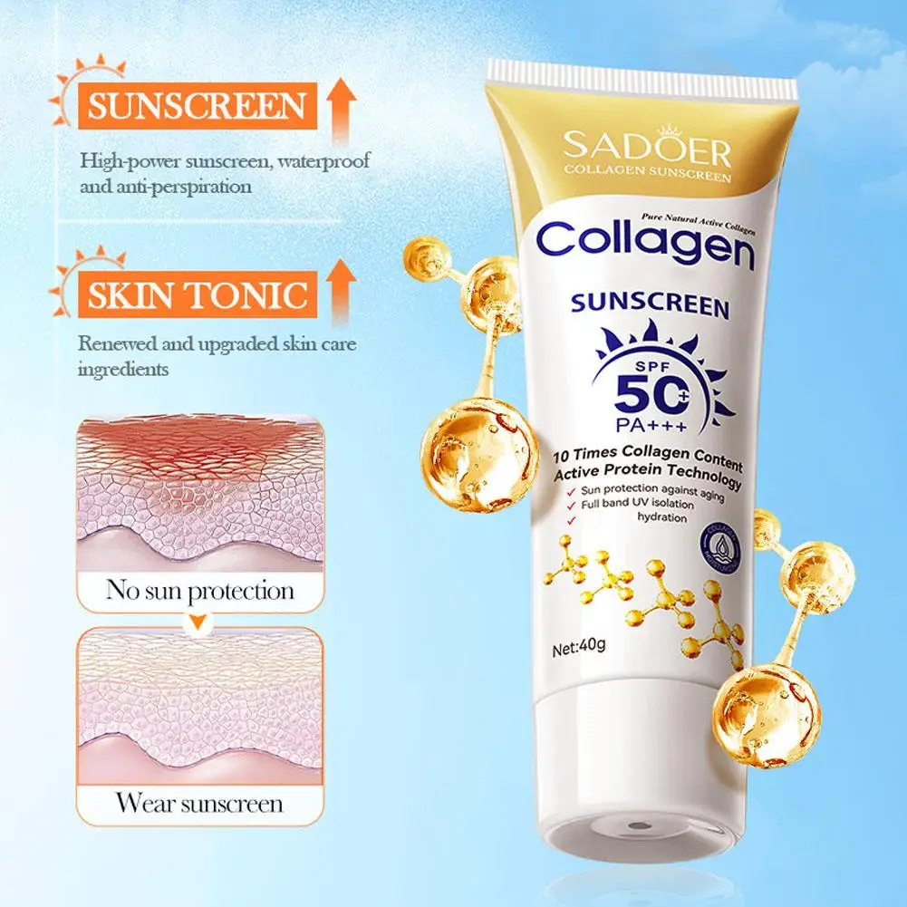 SADOER Солнцезащитный крем SPF 50 контроль жирности анти-УФ-антиоксидант увлажняющий
