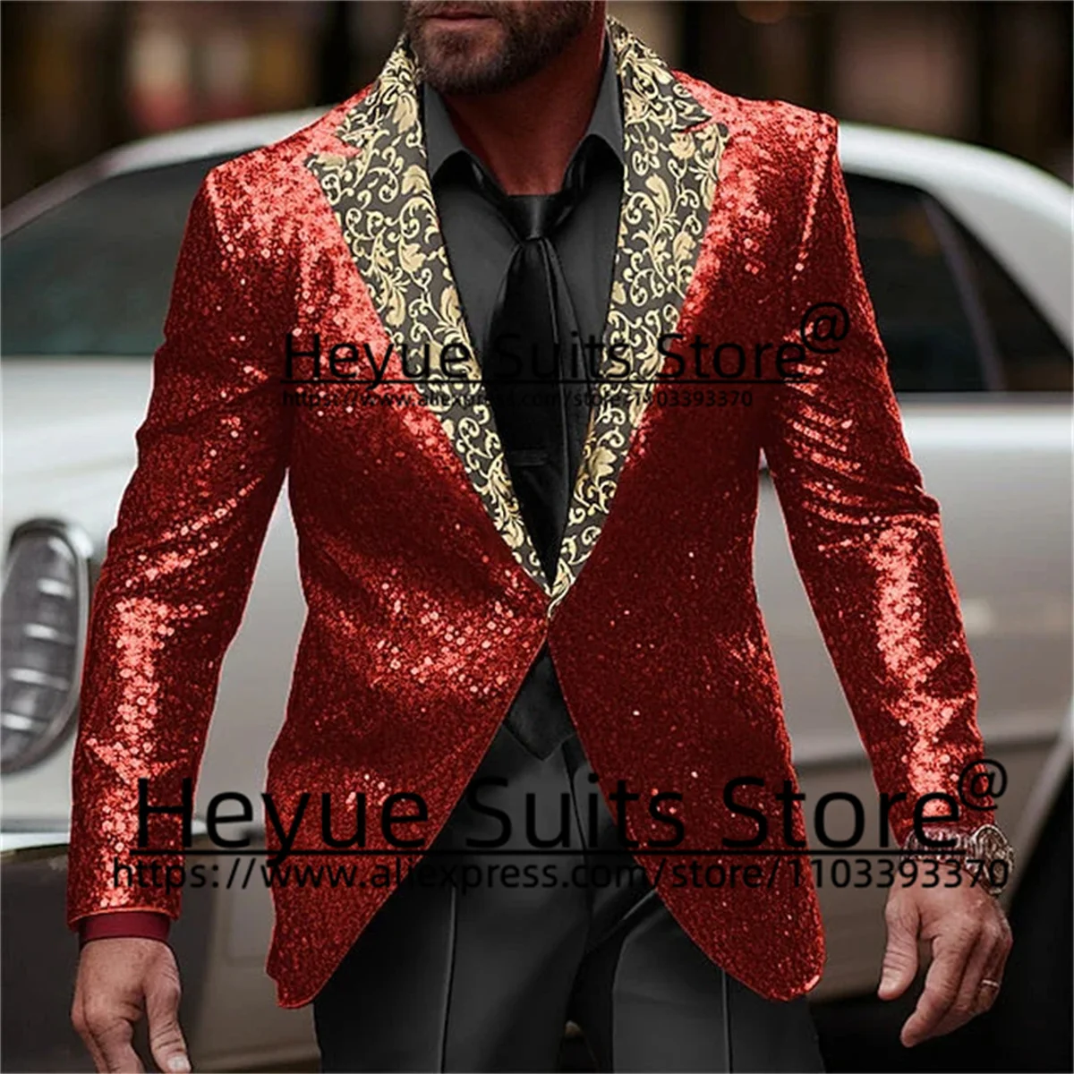 Роскошный роскошный комплект из 2 предметов с фиолетовыми блестками элегантные