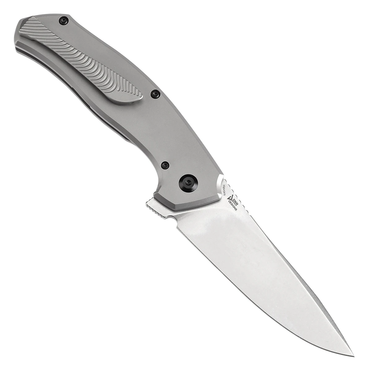 Карманный складной нож kanseven havø RN K1069A2 рукоятка из черно-белого углеродного